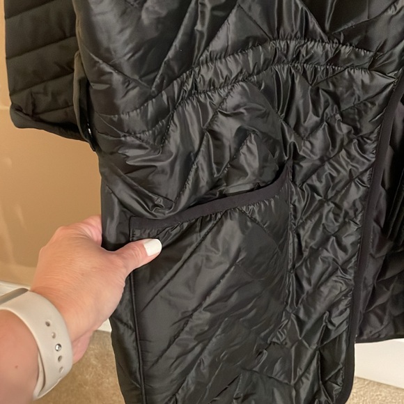 Athleta Black Nylon Long Sleeve Jacket Size XL - Picture 4 of 5
